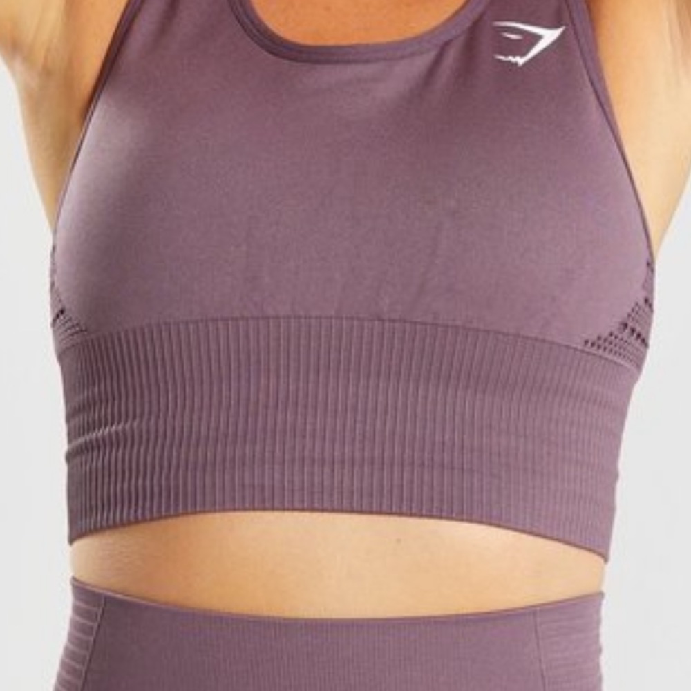 RARE gymshark sports bra crop top